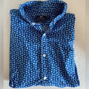 Vineyard Vines Blue Floral Men's Shirt